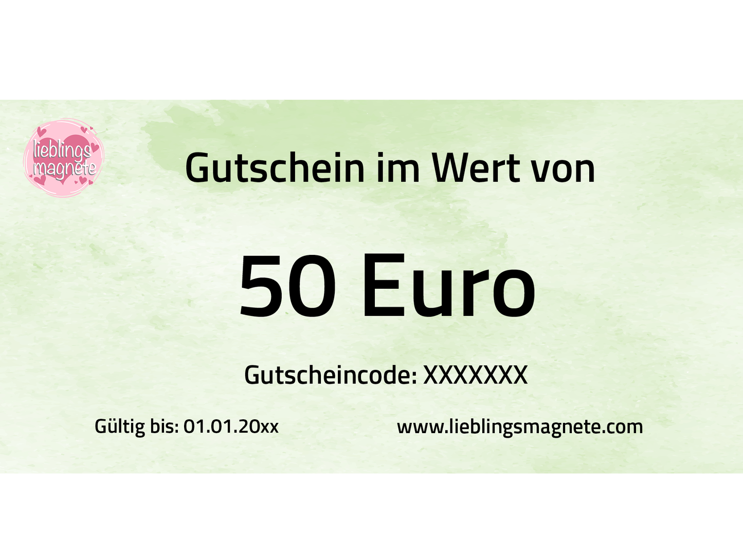 Digitaler Geschenkgutschein – zum Selbstausdrucken